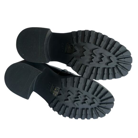 Aldo Brown Chunky Heel Loafers Womens Size 8.5 Block Platform Lug Sole Y2K 90s - Picture 9 of 10